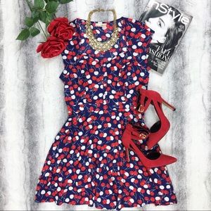 Cherry print Marilyn Monroe flirty dress